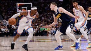 ¡Con lo justo! Thunder empata la serie ante Nuggets con su menor producción ofensiva del año