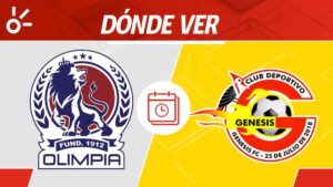 Olimpia vs Génesis en vivo: Horario y dónde mirar el partido de la jornada 18 de la Liga Nacional de Honduras 2025