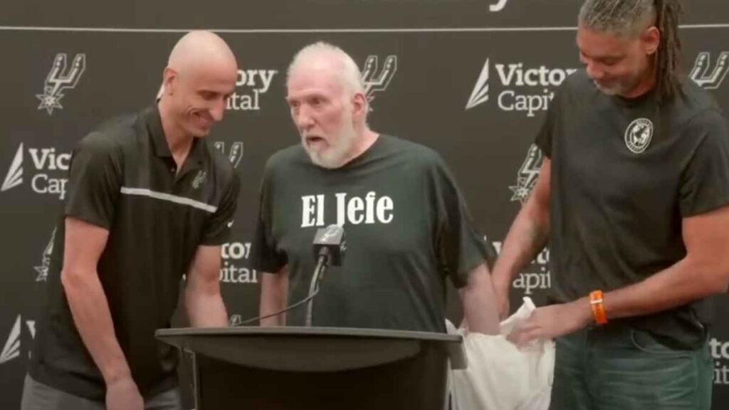Gregg Popovich reaparece en San Antonio