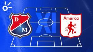 Posibles alineaciones del Independiente Medellín vs América de Cali por los cuadrangulares de la Liga BetPlay Dimayor 2025-I