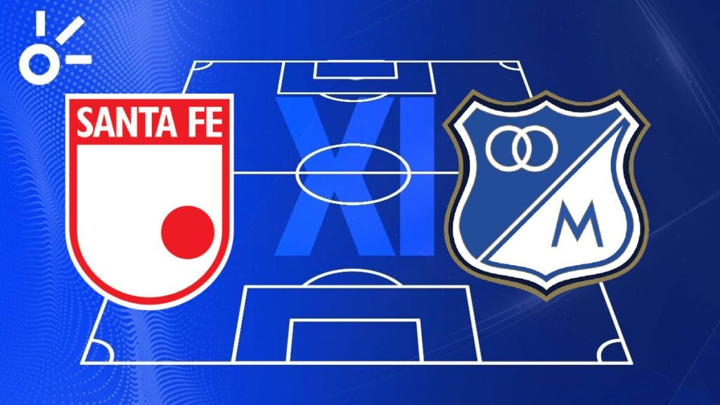 Santa Fe vs Millonarios, fecha 1 cuadrangulares Liga BetPlay Dimayor 2025-I