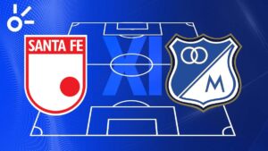 Posibles alineaciones del Santa Fe vs Millonarios por los cuadrangulares de la Liga BetPlay Dimayor 2025-I