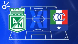 Alineaciones confirmadas del Atlético Nacional vs Once Caldas por los cuadrangulares de la Liga BetPlay Dimayor 2025-I
