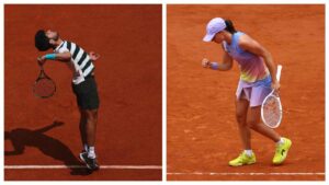 Swiatek y Alcaraz ganan con autoridad en su estreno en Roland Garros