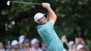Scottie Scheffler le arrebata el liderato a Jhonattan Vegas en la tercera ronda del PGA Championship