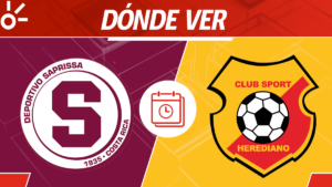 Saprissa vs Herediano en vivo: Horario y dónde mirar el partido por la semifinal de ida de la Primera División de Costa Rica 2025