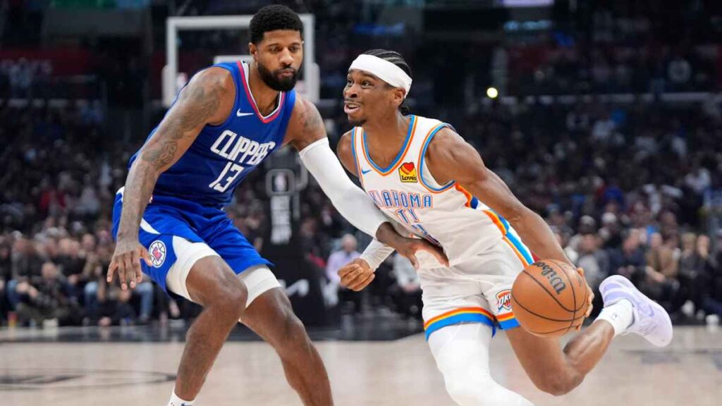 Shai Gilgeous-Alexander llegó al Thunder luego que Paul George fue cambiado a Clippers