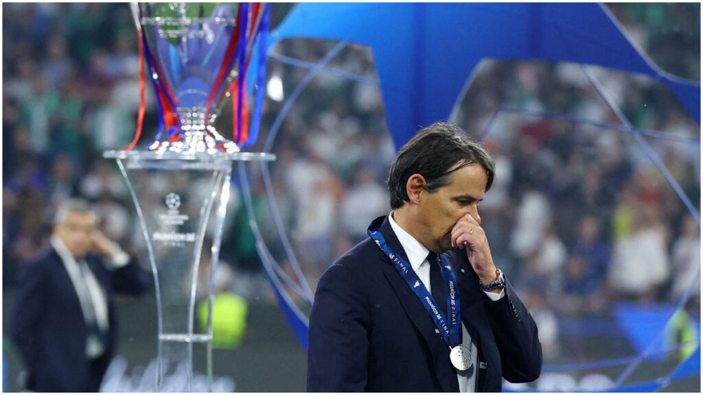 Simone Inzaghi sufre tras perder otra Champions League | Reuters