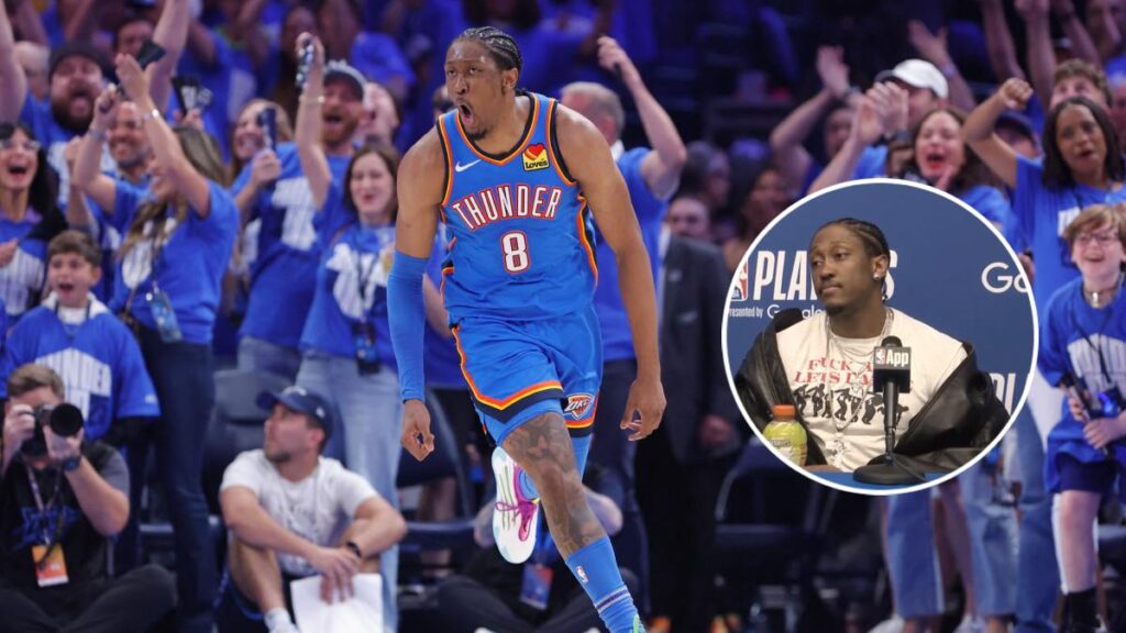 Jalen Williams recibe multa de $25,000 dólares por portar una playera con lenguaje vulgar