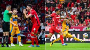 ¡Polémica en el infierno! Toluca vs Tigres, con doble controversia arbitral
