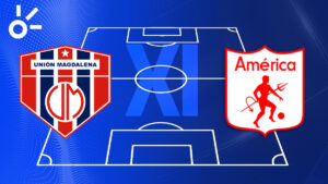 Alineaciones confirmadas del Unión Magdalena vs América de Cali por la Liga BetPlay Dimayor 2025-I