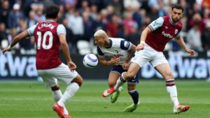West Ham y Tottenham dividen puntos en la parte baja de la tabla