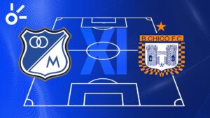 Alineaciones confirmadas de Millonarios vs Boyacá Chicó por la Liga BetPlay 2025-I