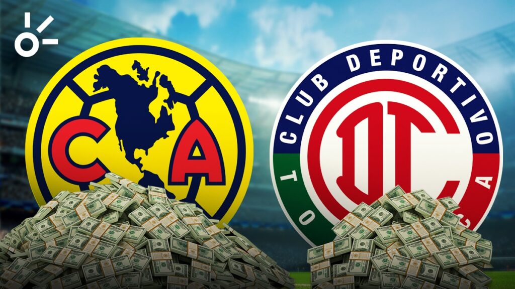 América y Toluca, dos plantillas de gran valor en la Liga MX. | Claro Sports