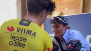 ¡Dos grandes del ciclismo se rinden ante Isaac del Toro! Wout van Aert y Tadej Pogačar felicitan al mexicano por el liderato en el Giro de Italia