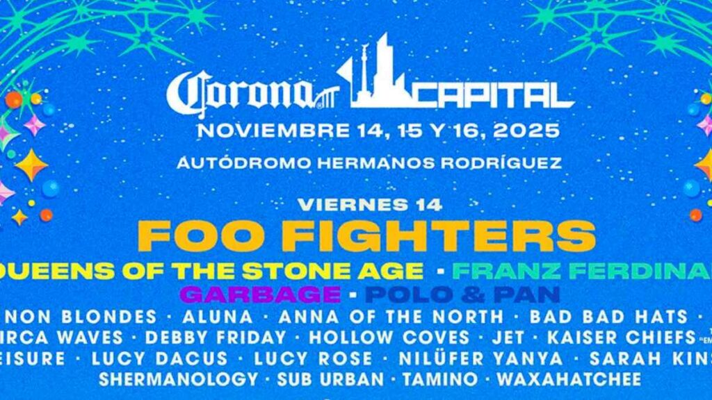 Grandes artistas se darán cita en el Autódromo Hermanos Rodríguez