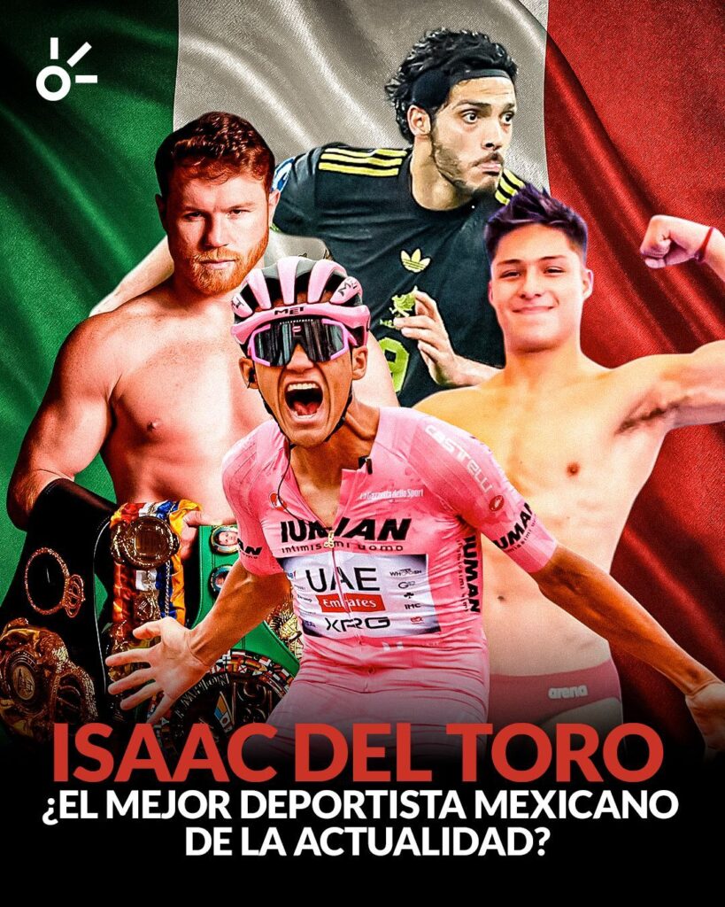 Isaac del Toro se mete en la elite del deporte mexicano. | Claro Sports