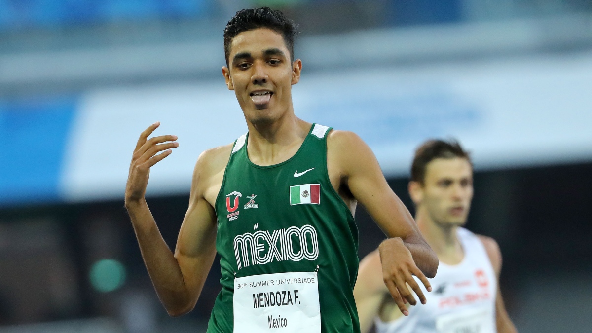 El velocista mexicano Valente Mendoza sueña con una final en Paris 2024