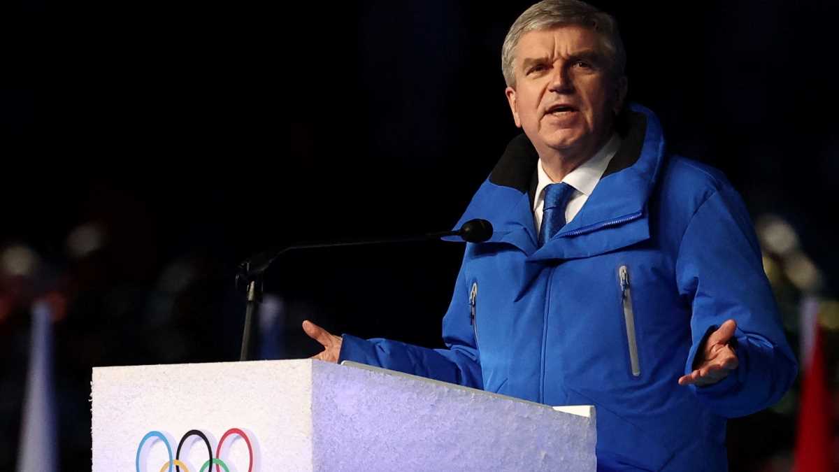 Thomas Bach aplaude muestras de paz y solidaridad entre atletas en Beijing 2022
