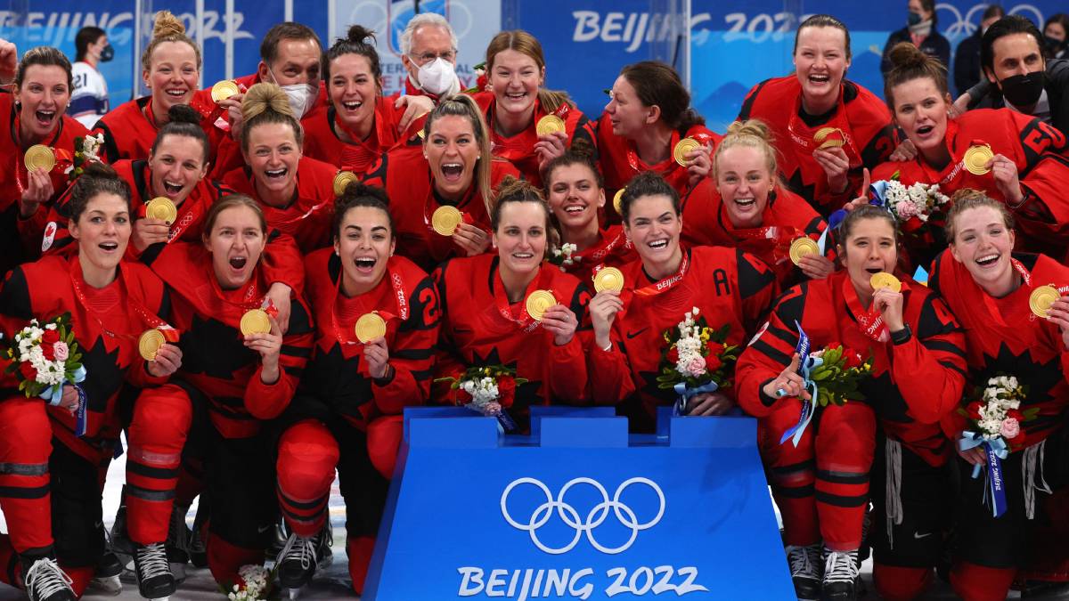 El paso invicto de Canadá hacia el oro en el hockey femenil de Beijing 2022
