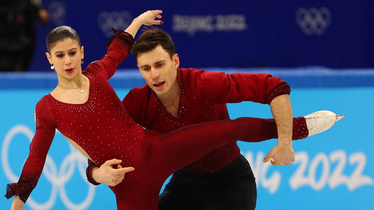 Rebecca Ghilardi y Filippo Ambrosini demuestran su ‘Grande Amore’ en el patinaje por parejas