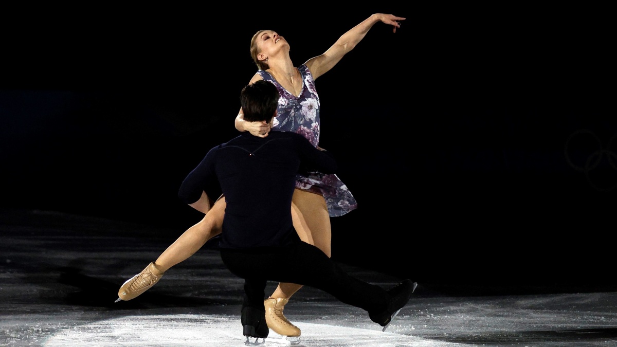 El romanticismo de Madison Hubbell y Zachary Donohue en la Gala de Exhibición