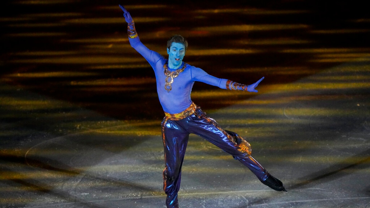 ¡El Genio de Aladdin en la Gala de Exhibición del patinaje artístico!