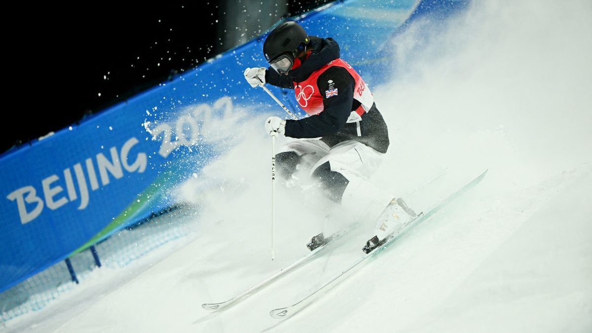 Los atletas ya vuelan en la hermosa pista de slopestyle de Beijing 2022