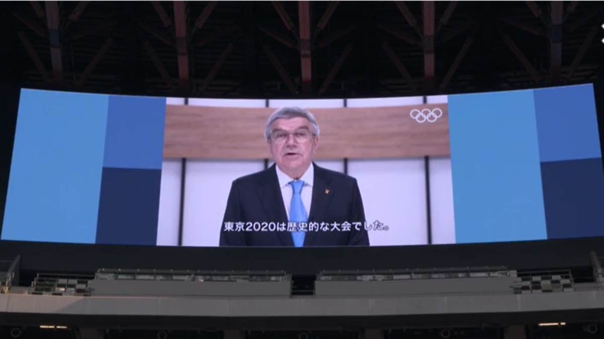 Thomas Bach a un año de Tokyo 2020: “Fueron unos Juegos Olímpicos históricos, sin precedentes”