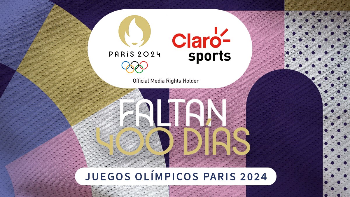 Faltan 400 días para los Juegos Olímpicos Paris 2024