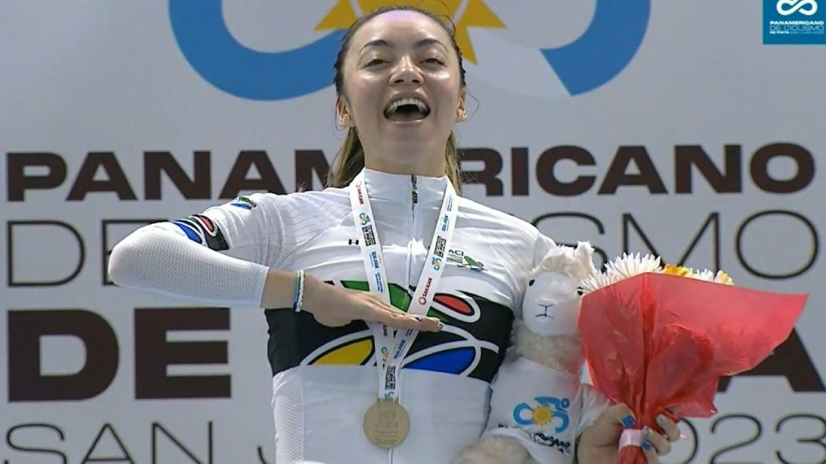 Yareli Acevedo gana su segundo oro en el Campeonato Panamericano de ciclismo de pista y sigue con la mira en Paris 2024