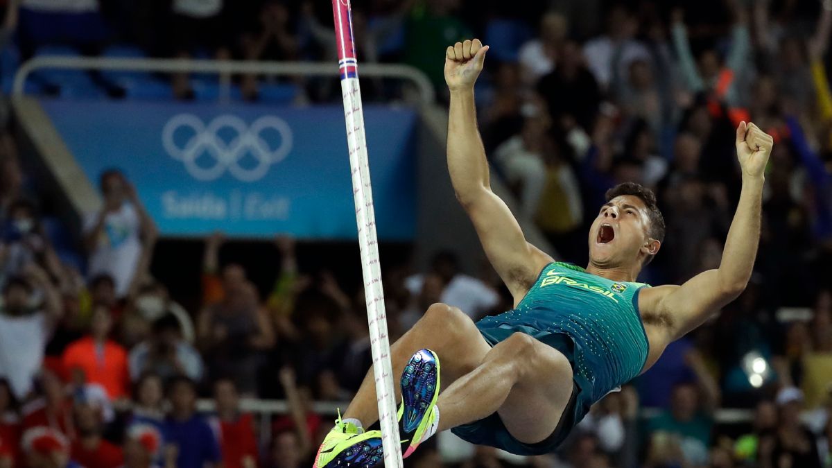 Thiago Baz, campeón olímpico en salto con garrocha, es suspendido por dopaje